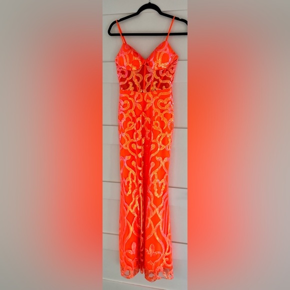 Blondie Nites Dresses & Skirts - Blondie Nites Radiant Orange Dress